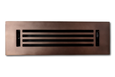 Cast Aluminum Linear Bar Vent Covers - Oil Rubbed Bronze