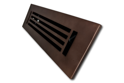 Cast Aluminum Linear Bar Vent Covers - Oil Rubbed Bronze