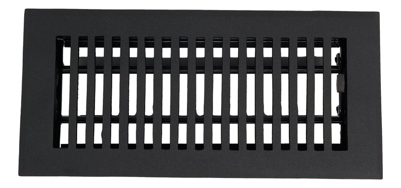 Cast Aluminum Contemporary Vent Covers - Black