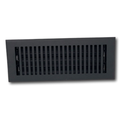 Cast Aluminum Contemporary Vent Covers - Black