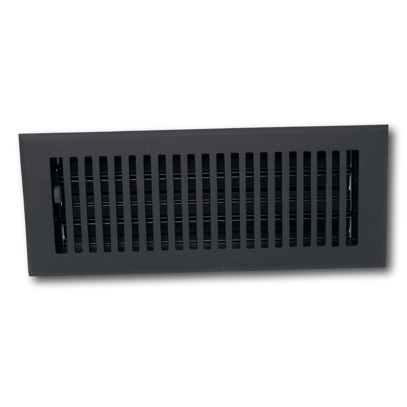 Cast Aluminum Contemporary Vent Covers - Black