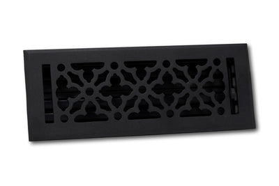 Cast Aluminum Gothic Vent Cover - Black