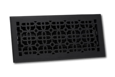 Cast Aluminum Cathedral Vent Cover - Black