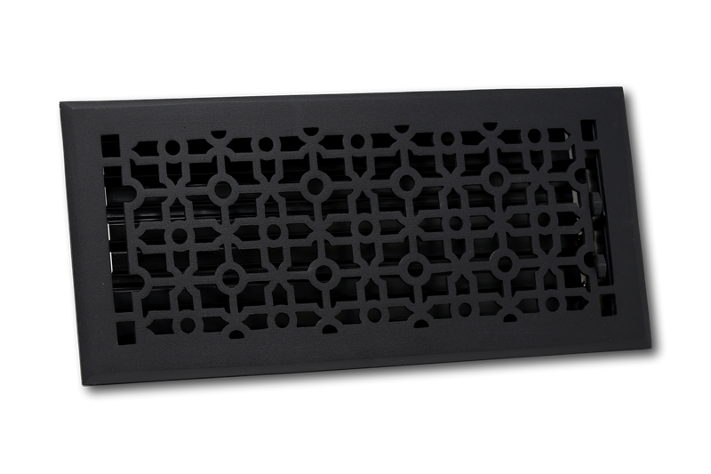 Cast Aluminum Cathedral Vent Cover - Black