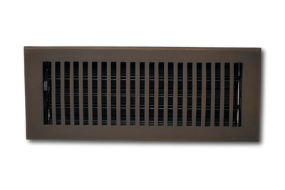 Cast Brass Contemporary Vent Covers - Oil Rubbed Bronze