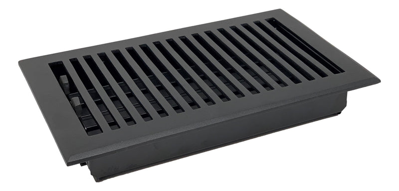 Cast Aluminum Contemporary Vent Covers - Black