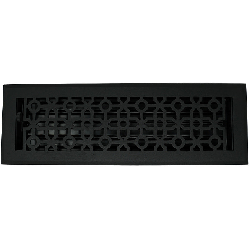 Cast Aluminum Cathedral Vent Cover - Black