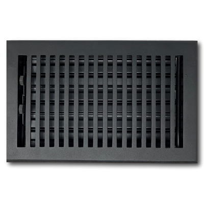 Cast Aluminum Contemporary Vent Covers - Black