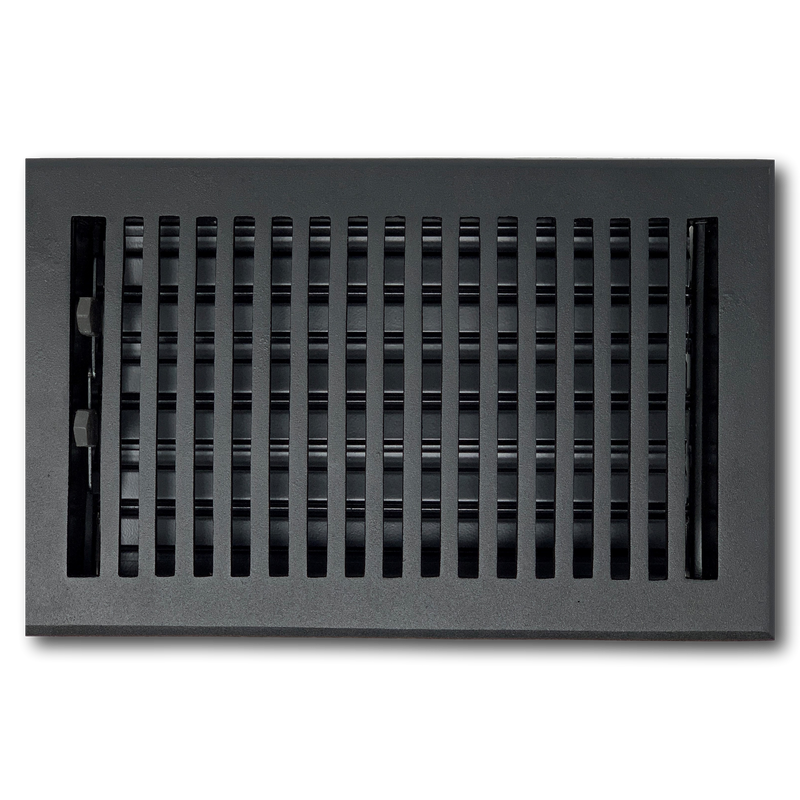 Cast Aluminum Contemporary Vent Covers - Black