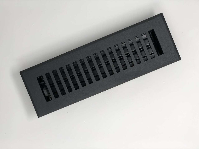 Cast Aluminum Contemporary Vent Covers - Black