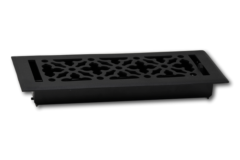 Cast Aluminum Gothic Vent Cover - Black