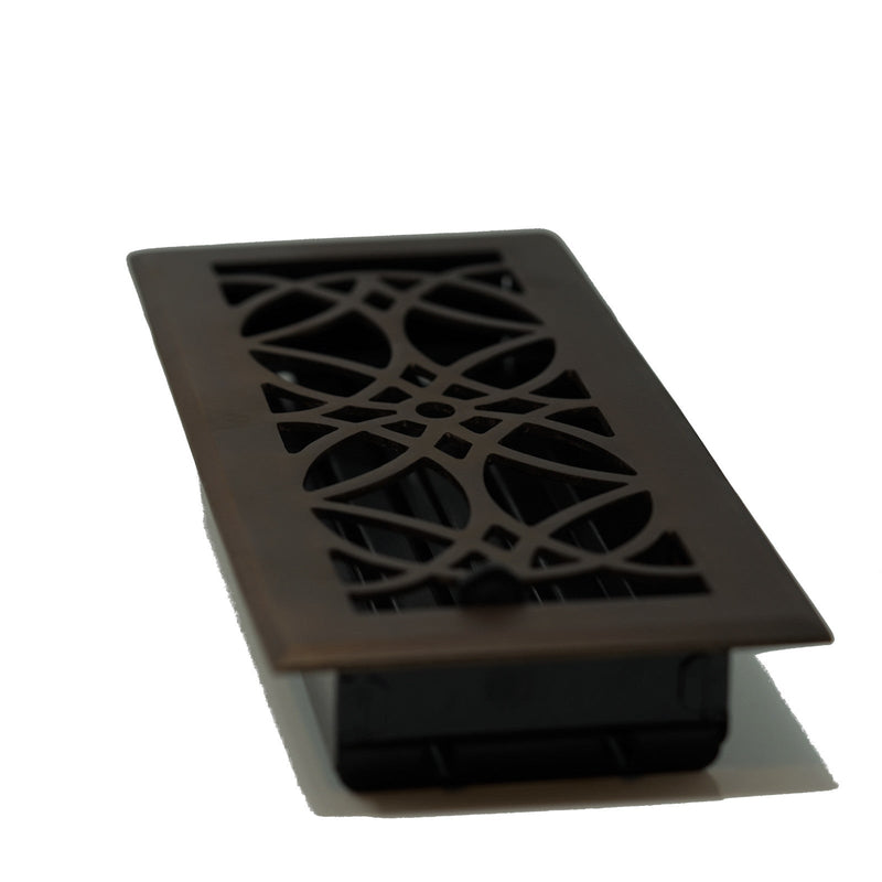 Cast Brass Empire Vent Cover - Oil Rubbed Bronze