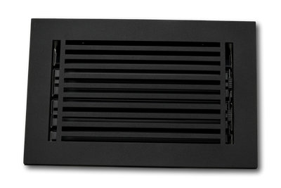 Cast Aluminum Linear Bar Vent Covers - Black