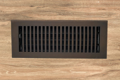 Cast Brass Contemporary Vent Covers - Oil Rubbed Bronze